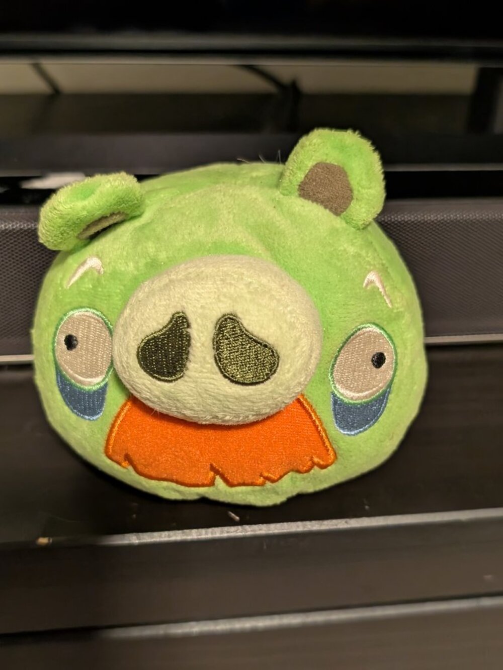 Angry Birds Grandpa Mustache Pig Plush 5" With No Sound EUC!